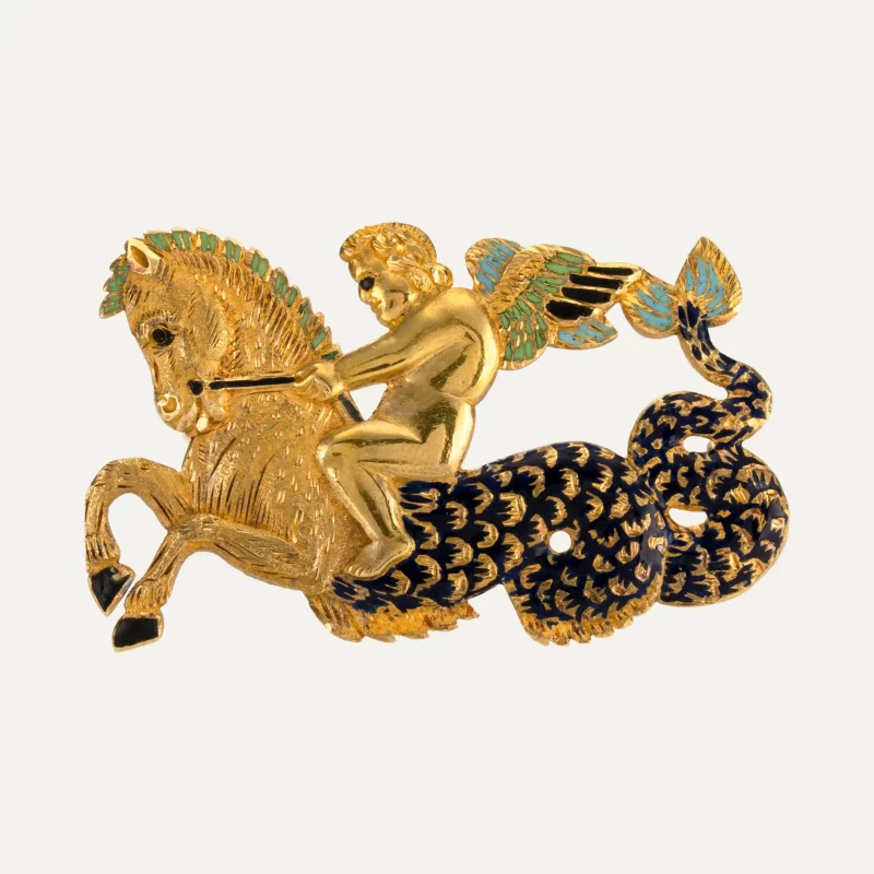 9003341-pregadeira-antiga-esmalte-hipocampo-mitologia-grega-alada-cavalo-ouro-amarelo-alexandra-matias-jewelry-P1-scaled